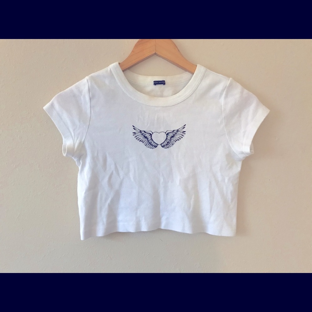 Brandy Melville Heart Top